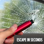 Final 5 Hours: 30%OFF/Gift of test glass 🔥4Pcs 2026 Upgraded Safety Hammer,Safe Hammer Glass Breaker Under Water,Seatbelt Cutter Window Breaker Emergency Escape Tool,Seat Belt Cutter and Glass Breaker for Cars