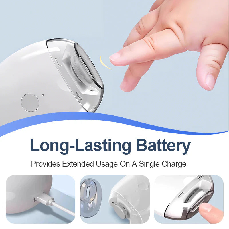 Big Promotion for Sales Boost🔥🔥🔥2Pcs Electric Nail Clipper 🔥🔥🔥  LED light is clear at night, automatic nail grinder, say goodbye to flying nails