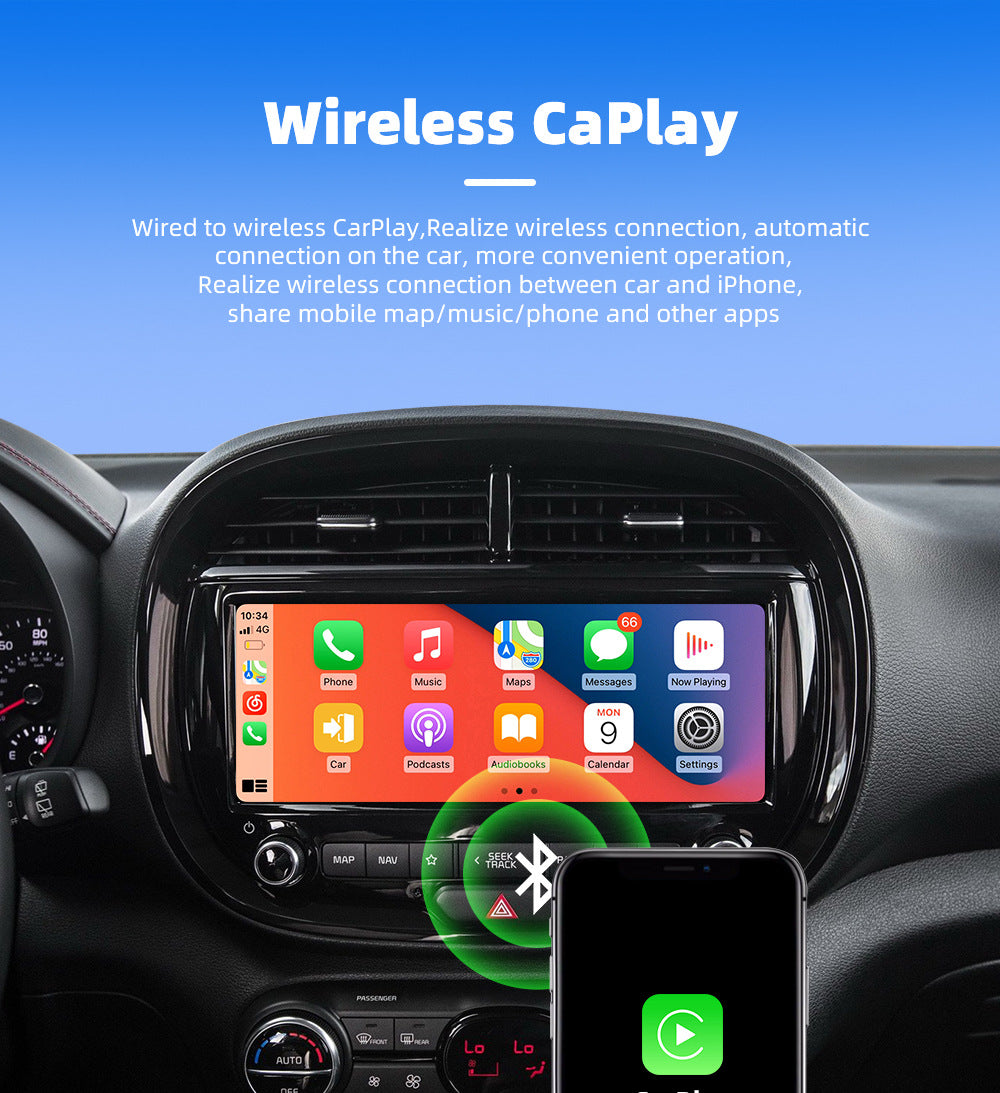 Free Shipping🔥2026 2-in-1 Wireless CarPlay & Android Auto Adapter, Ultra Mini Dongle Converts Wired to Wireless, WiFi 6 & Bluetooth 5.4, Plug & Play Stick for Cars with Factory Wired System, Low Latency