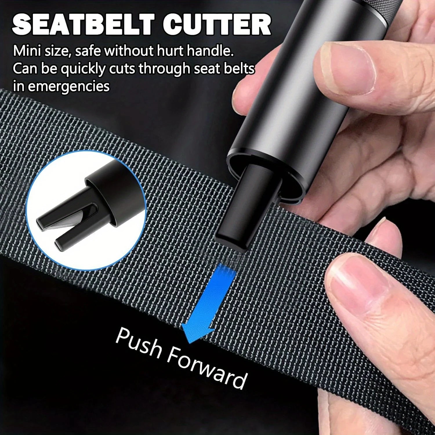 Final 5 Hours: 30%OFF/Gift of test glass 🔥4Pcs 2026 Upgraded Safety Hammer,Safe Hammer Glass Breaker Under Water,Seatbelt Cutter Window Breaker Emergency Escape Tool,Seat Belt Cutter and Glass Breaker for Cars