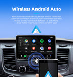 Free Shipping🔥2026 2-in-1 Wireless CarPlay & Android Auto Adapter, Ultra Mini Dongle Converts Wired to Wireless, WiFi 6 & Bluetooth 5.4, Plug & Play Stick for Cars with Factory Wired System, Low Latency