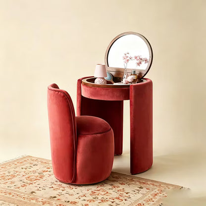 ⚡Limited-time offer⚡Modern Makeup Vanity Set with LED Mirror, Stool & Large Storage