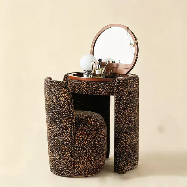 ⚡Limited-time offer⚡Modern Makeup Vanity Set with LED Mirror, Stool & Large Storage