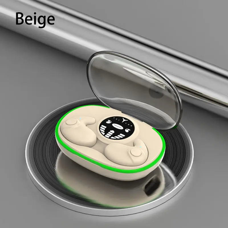 Invisible Sleep Wireless Earbuds for Side Sleepers Bluetooth 5.3 Ear Buds Comfortable Sleeping Headphones with Type-C Charging Port & HiFi Sound