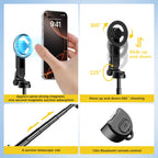 Free shipping,2026 New Upgrated 5-in-1 Magnetic Selfie Stick with Remote for Cell Phone 360° Rotation.Can Transforms into Mini Tripod/Camera Grip/Handheld Stabilizer/Phone Stand