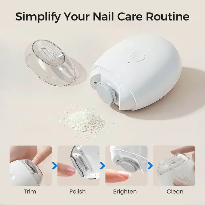 Big Promotion for Sales Boost🔥🔥🔥2Pcs Electric Nail Clipper 🔥🔥🔥  LED light is clear at night, automatic nail grinder, say goodbye to flying nails