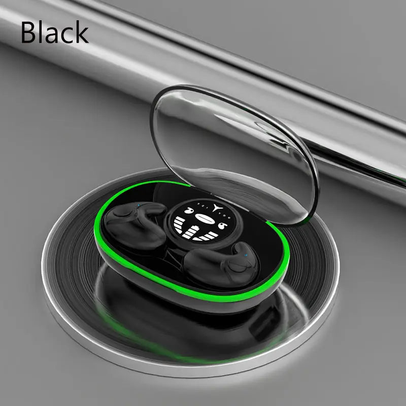 Invisible Sleep Wireless Earbuds for Side Sleepers Bluetooth 5.3 Ear Buds Comfortable Sleeping Headphones with Type-C Charging Port & HiFi Sound
