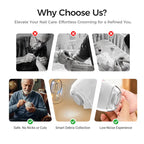 Big Promotion for Sales Boost🔥🔥🔥2Pcs Electric Nail Clipper 🔥🔥🔥  LED light is clear at night, automatic nail grinder, say goodbye to flying nails