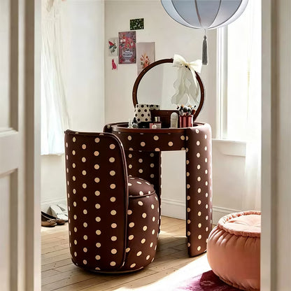 ⚡Limited-time offer⚡Modern Makeup Vanity Set with LED Mirror, Stool & Large Storage