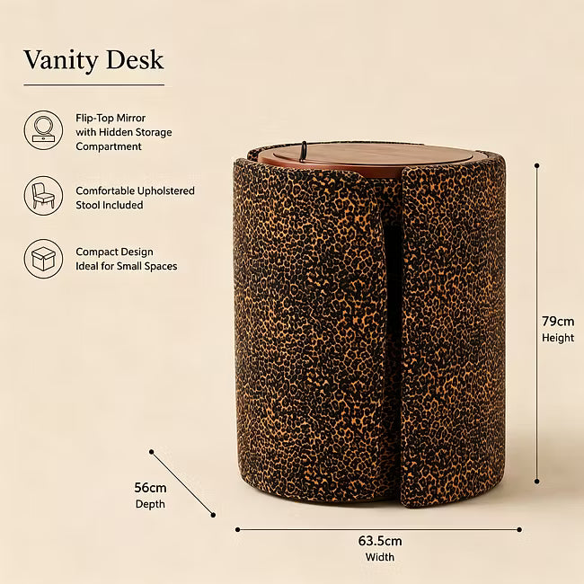 ⚡Limited-time offer⚡Modern Makeup Vanity Set with LED Mirror, Stool & Large Storage