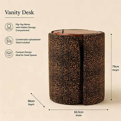 ⚡Limited-time offer⚡Modern Makeup Vanity Set with LED Mirror, Stool & Large Storage