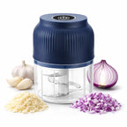 Household Electric Garlic Crusher, 2026 New Mini Electric Food Chopper 300ml/400ml, Silent USB Rechargeable Food Processor, Small Garlic Chopper Mincer Portable Kitchen Helper