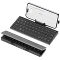 BOW Foldable Bluetooth Keyboard with Magnetic Stand,Free shipping,Aluminum Alloy Mini Quiet Folding Portable Lightweight Travel Rechargeable Pocket for Tablet,iPad, Phones