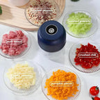 Household Electric Garlic Crusher, 2026 New Mini Electric Food Chopper 300ml/400ml, Silent USB Rechargeable Food Processor, Small Garlic Chopper Mincer Portable Kitchen Helper