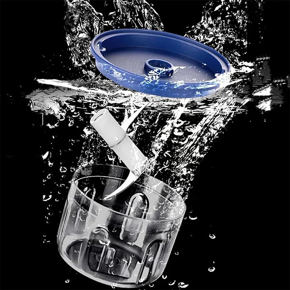 Household Electric Garlic Crusher, 2026 New Mini Electric Food Chopper 300ml/400ml, Silent USB Rechargeable Food Processor, Small Garlic Chopper Mincer Portable Kitchen Helper