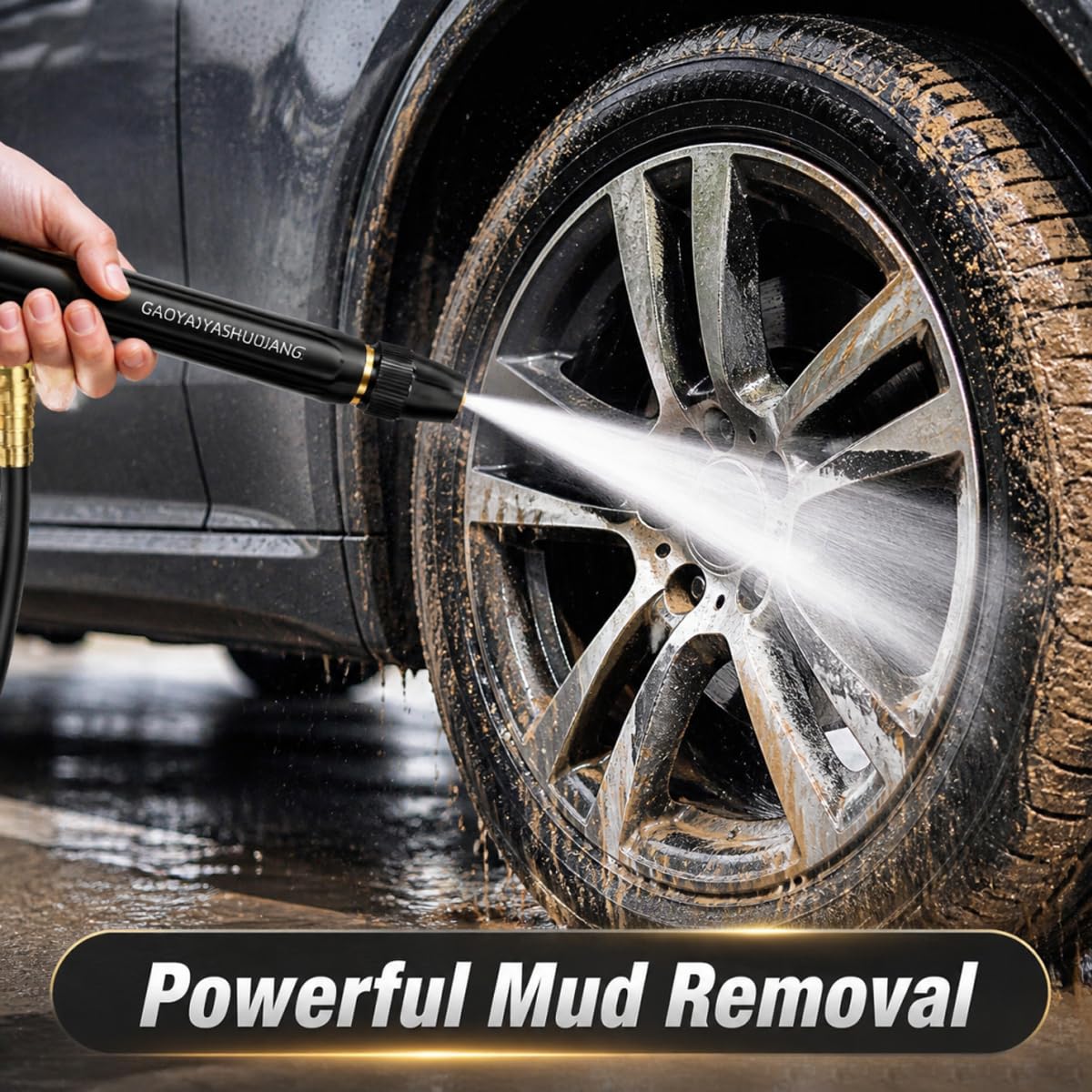 2Pcs Home High-Pressure Car Wash Water Gun with Booster Nozzle – 2026 Upgraded Garden Hose Sprayer for Car Washing, Watering Plants & Vegetables, Home Pressure Washer,Father's Day Gift