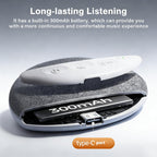 2026 New Bluetooth Sleep Pillow Speaker, Wireless White Noise Pillow Speaker with Timer, Ultra-Thin Stereo Bass Private Sleep Speaker for Adults Kids