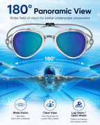 Full-View Anti-Fog Swim Goggle - 2026 NEW Swimming Goggles, No Leak, Anti UV, for Training and Competition