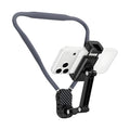 Magnetic Neck Mount for Phones and Cameras, POV/Vlog Recording Selfie Hand Free Neck Mount, Cooking/Riding Video Fliming, Anti-Shake Chest Strap, for iPhone Android, 360° Adjustable