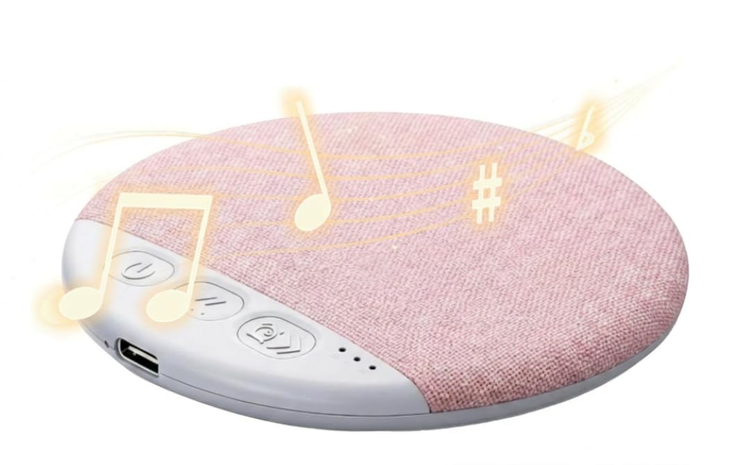 2026 New Bluetooth Sleep Pillow Speaker, Wireless White Noise Pillow Speaker with Timer, Ultra-Thin Stereo Bass Private Sleep Speaker for Adults Kids