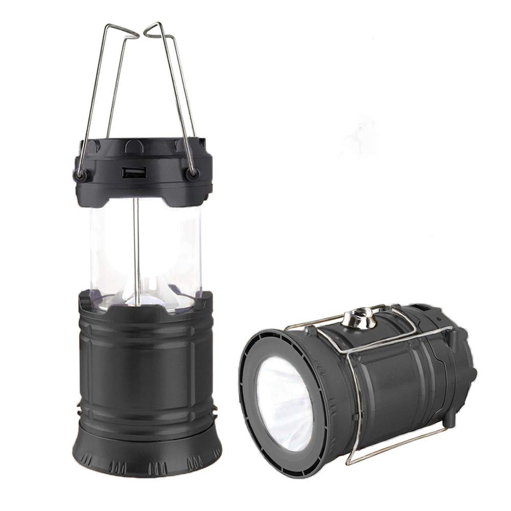 LED Camping Lantern, 【Solar Camping Lantern with Fan】Solar and Rechargeable Lantern Flashlight Collapsible and Portable Light for Daily/Camp/Hiking/Night Fishing/Emergency