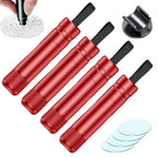Final 5 Hours: 30%OFF/Gift of test glass 🔥4Pcs 2026 Upgraded Safety Hammer,Safe Hammer Glass Breaker Under Water,Seatbelt Cutter Window Breaker Emergency Escape Tool,Seat Belt Cutter and Glass Breaker for Cars