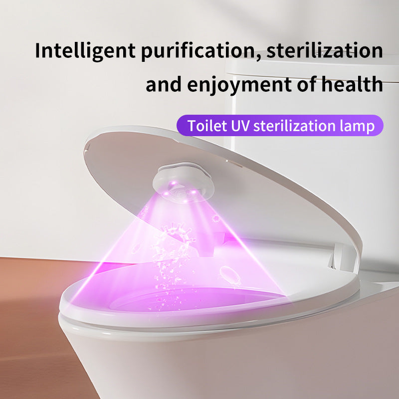Toilet Lid Clean Lights Smart Toilet Lid UV Light Attachment with Built-in Rechargeable Battery, Reduces Bacterial Exposure, Easy-to-Install Hygiene Solution for Bathroom Cleanliness