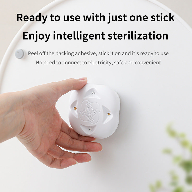 Toilet Lid Clean Lights Smart Toilet Lid UV Light Attachment with Built-in Rechargeable Battery, Reduces Bacterial Exposure, Easy-to-Install Hygiene Solution for Bathroom Cleanliness